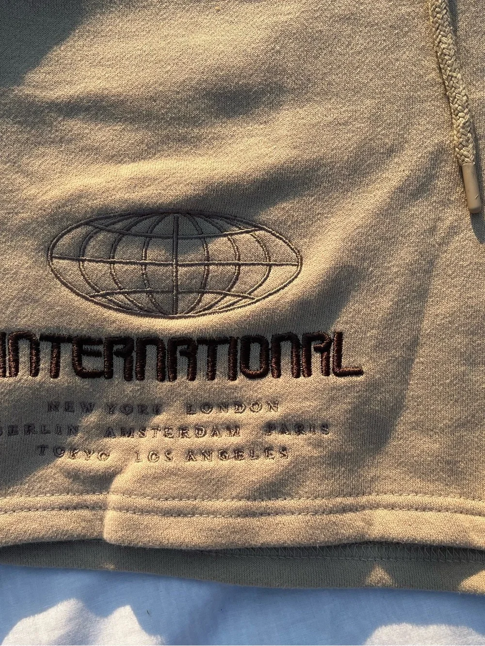 Beige Sweat-shorts
